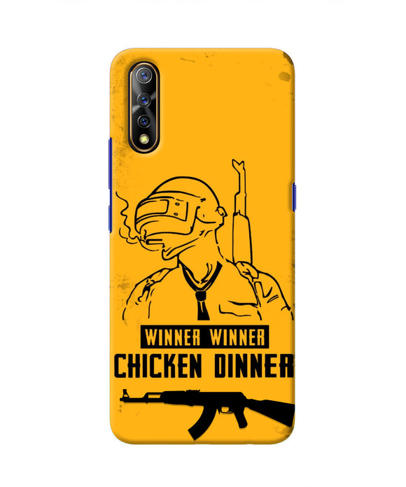 PUBG Chicken Dinner Vivo S1/Z1x Real 4D Back Cover