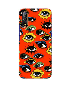 Abstract Eyes Pattern Vivo S1 / Z1x Back Cover