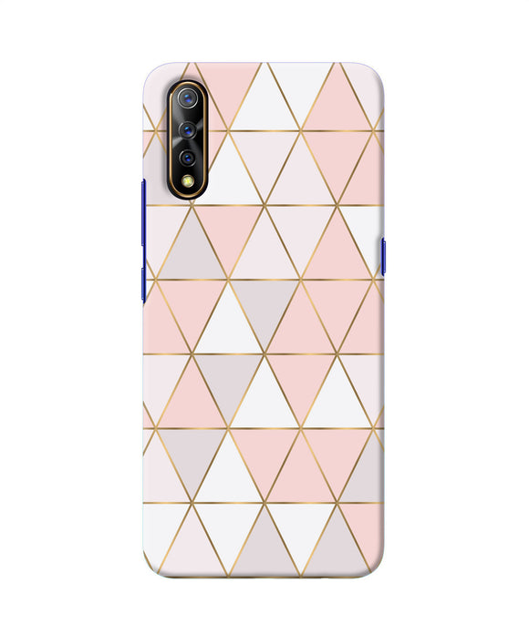 Abstract Pink Triangle Pattern Vivo S1 / Z1x Back Cover