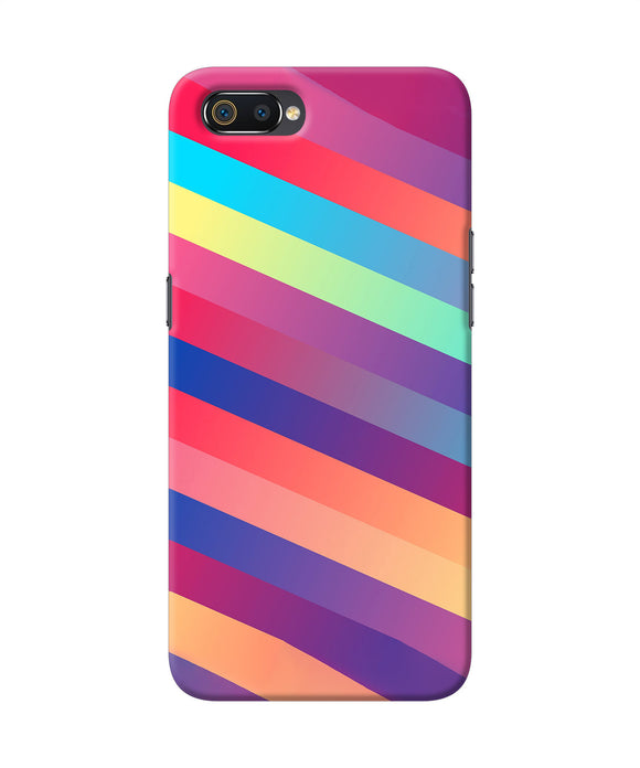 Stripes color Realme C2 Back Cover