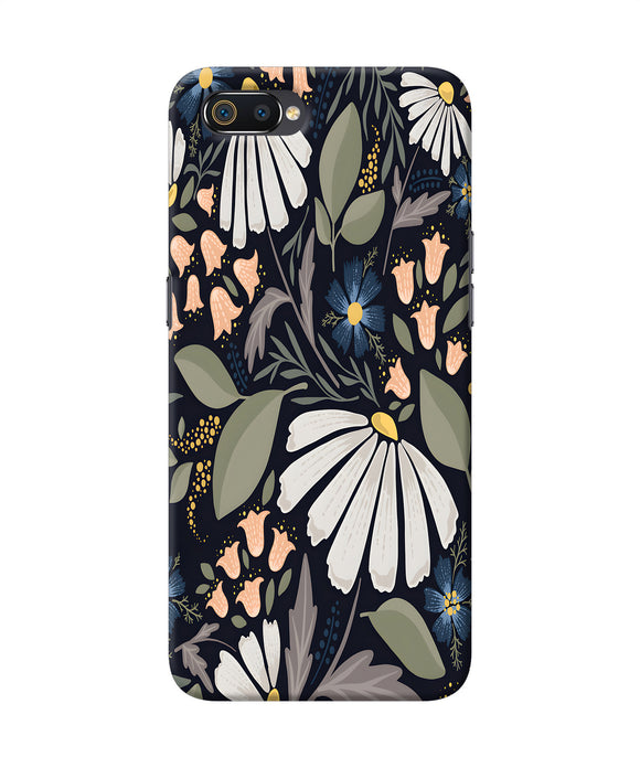 Flowers Art Realme C2 Back Cover