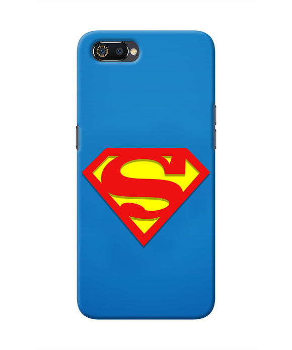 Superman Blue Realme C2 Real 4D Back Cover
