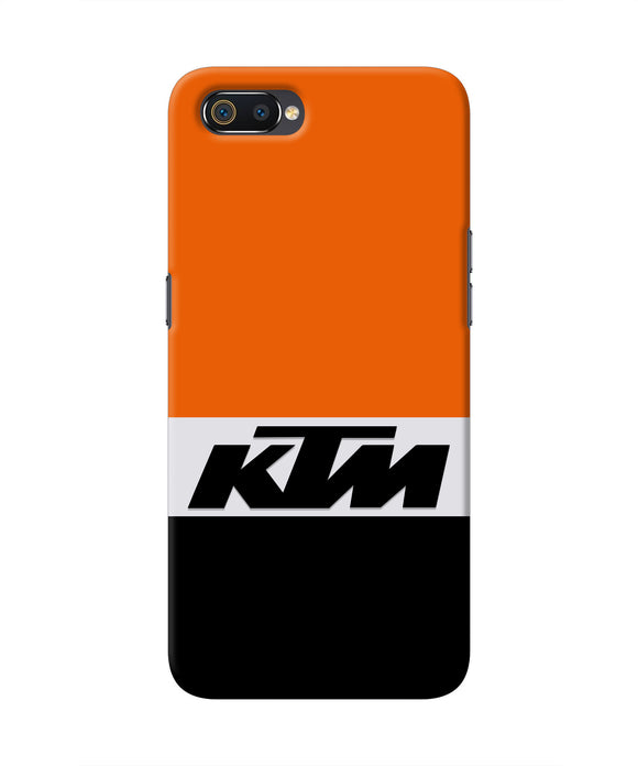 KTM Colorblock Realme C2 Real 4D Back Cover