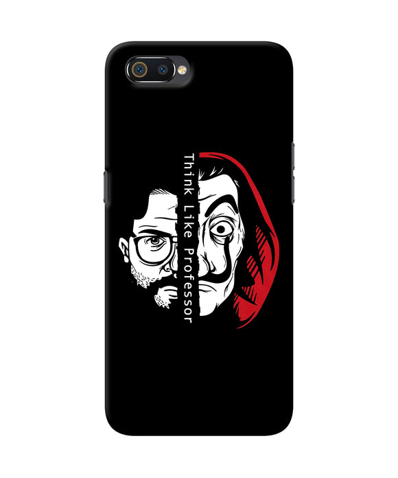 Money Heist Think Like Professor Realme C2 Back Cover