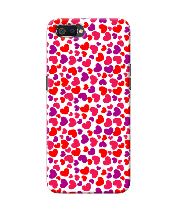 Heart Print Realme C2 Back Cover