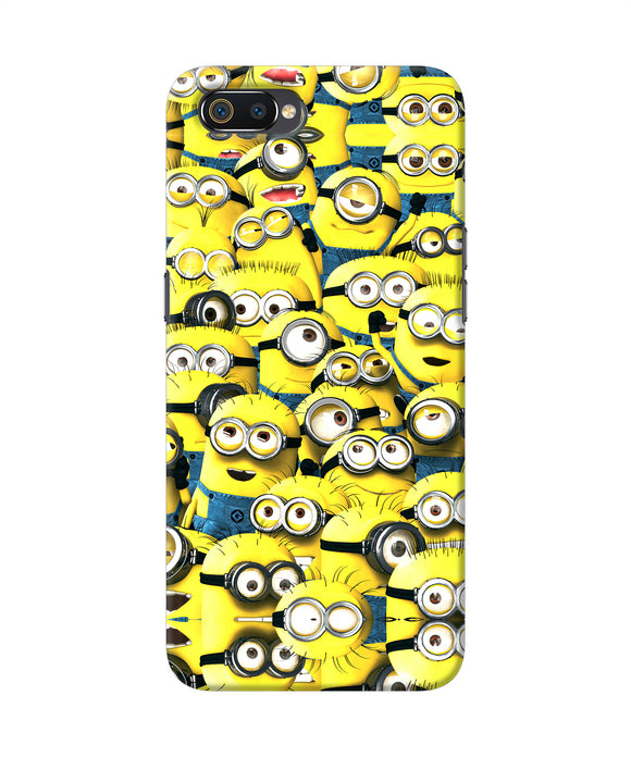 Minions Mini Crowd Realme C2 Back Cover