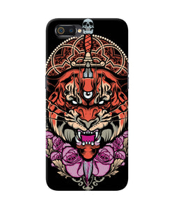 Abstract Tiger Realme C2 Back Cover