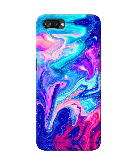 Abstract Colorful Water Realme C2 Back Cover