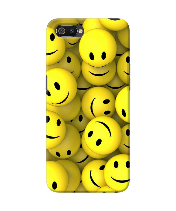 Smiley Balls Realme C2 Back Cover