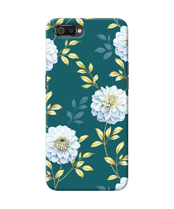 Flower Canvas Realme C2 Back Cover