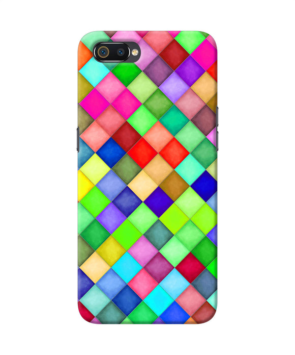 Abstract Colorful Squares Realme C2 Back Cover