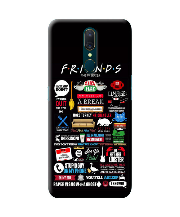 Friends Oppo A9 Back Cover