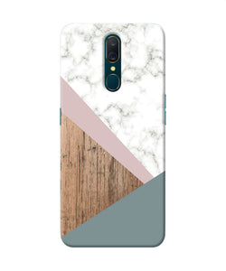 Marble Wood Abstract Oppo A9 Back Cover