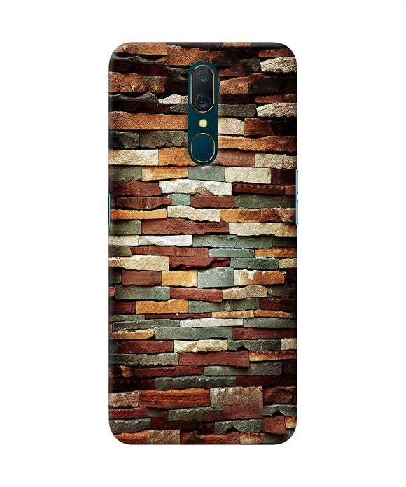 Bricks Pattern Oppo A9 Back Cover