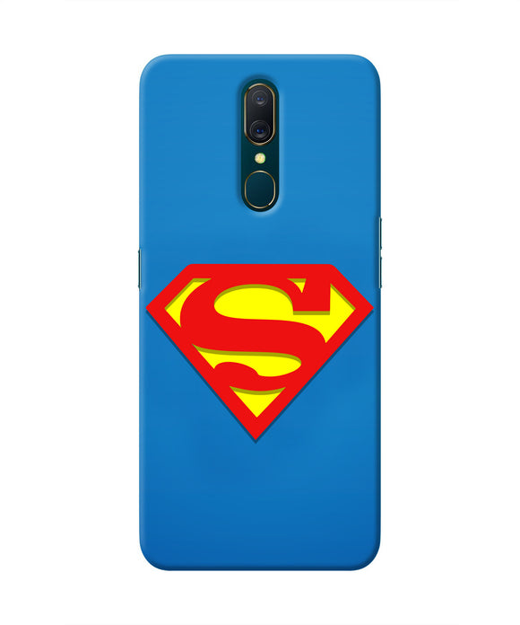 Superman Blue Oppo A9 Real 4D Back Cover
