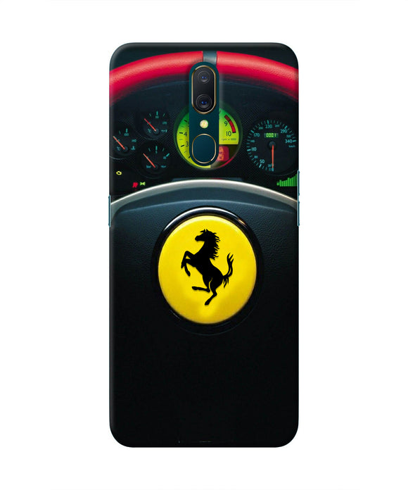 Ferrari Steeriing Wheel Oppo A9 Real 4D Back Cover