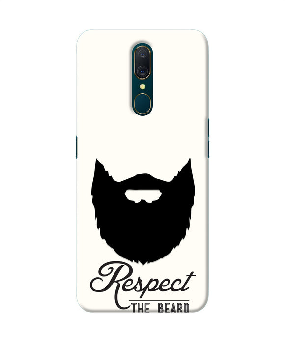 Respect the Beard Oppo A9 Real 4D Back Cover