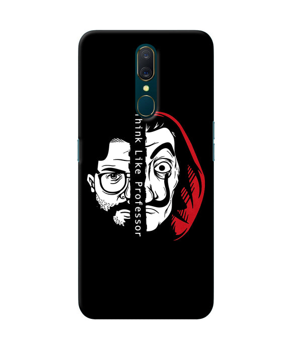 Money Heist Think Like Professor Oppo A9 Back Cover