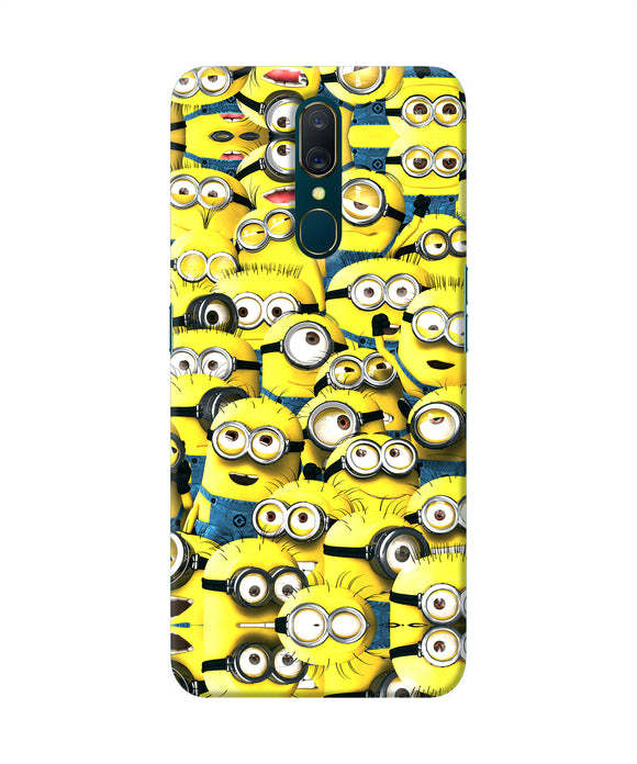 Minions Mini Crowd Oppo A9 Back Cover