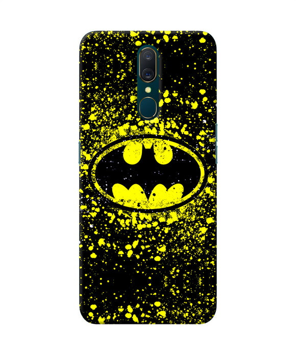 Batman Last Knight Print Yellow Oppo A9 Back Cover