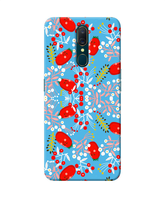 Small Red Animation Pattern Oppo A9 Back Cover