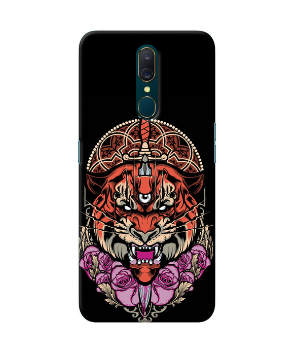 Abstract Tiger Oppo A9 Back Cover