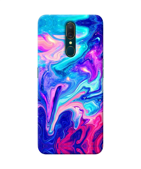Abstract Colorful Water Oppo A9 Back Cover
