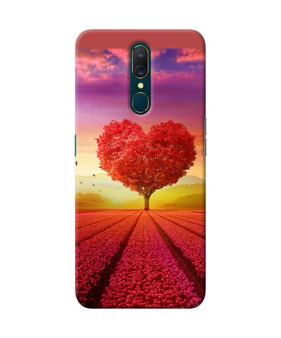 Natural Heart Tree Oppo A9 Back Cover