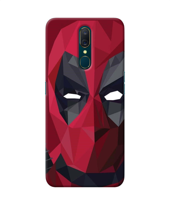 Abstract Deadpool Mask Oppo A9 Back Cover