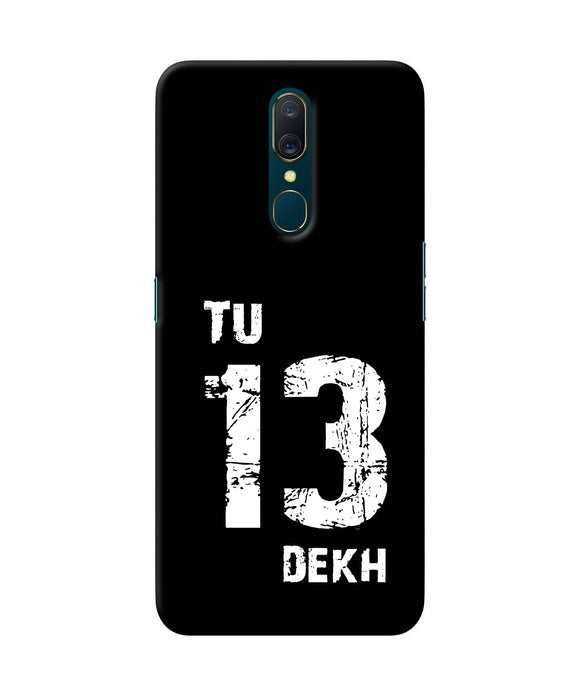 Tu Tera Dekh Quote Oppo A9 Back Cover