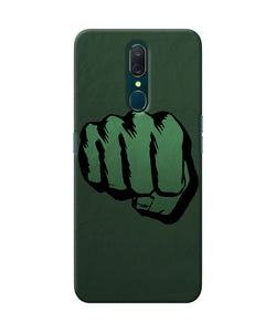 Hulk Smash Logo Oppo A9 Back Cover