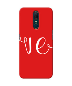 Love Two Oppo A9 Back Cover