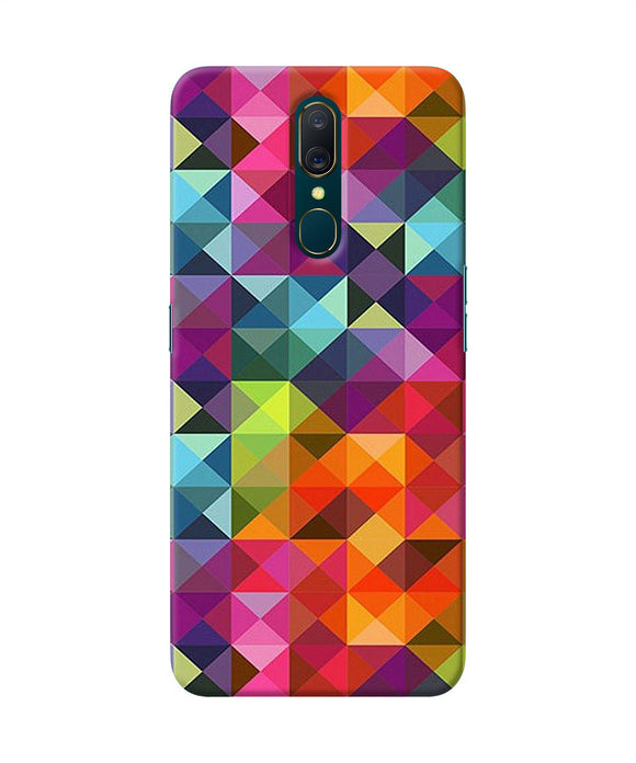 Abstract Triangle Pattern Oppo A9 Back Cover