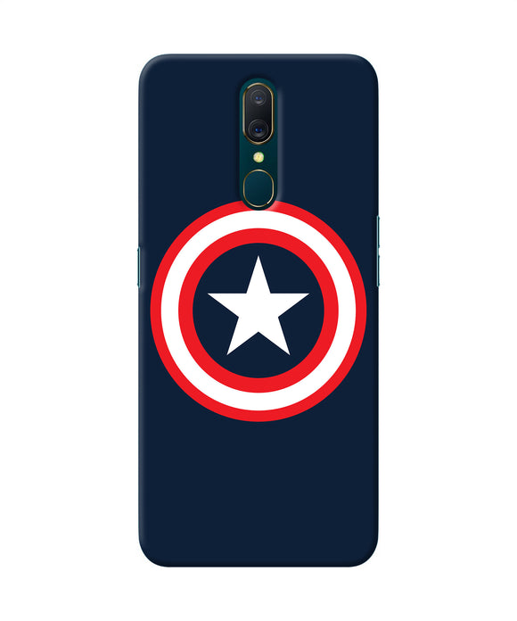 Captain America Logo Oppo A9 Back Cover