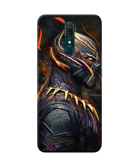 Black Panther Side Face Oppo A9 Back Cover