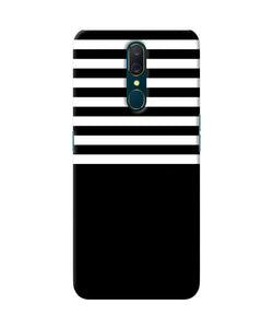 Black And White Print Oppo A9 Back Cover