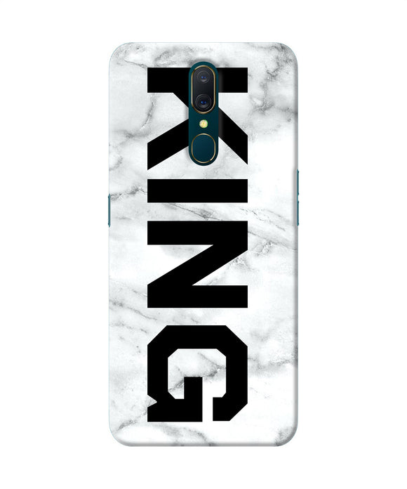 King Marble Text Oppo A9 Back Cover