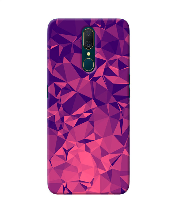 Abstract Red Blue Shine Oppo A9 Back Cover