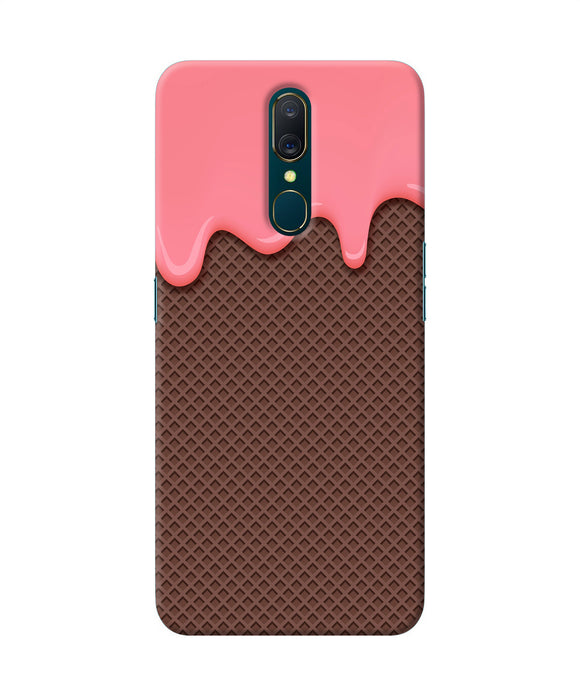 Waffle Cream Biscuit Oppo A9 Back Cover