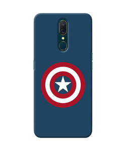 Captain America Logo Oppo A9 Back Cover