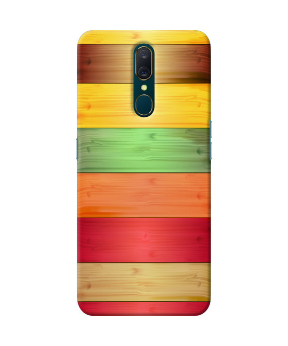 Wooden Colors Oppo A9 Back Cover