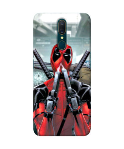 Deadpool With Gun Oppo A9 Back Cover