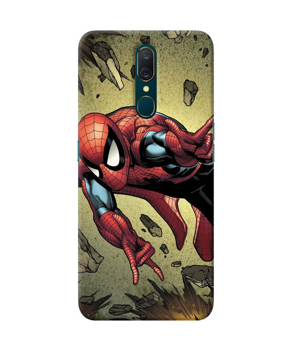 Spiderman On Sky Oppo A9 Back Cover