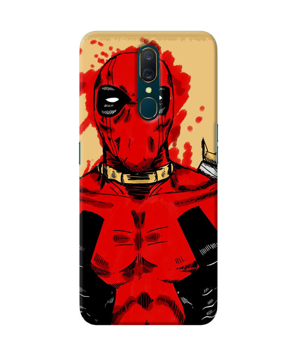 Blooded Deadpool Oppo A9 Back Cover