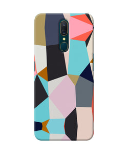 Abstract Colorful Shapes Oppo A9 Back Cover