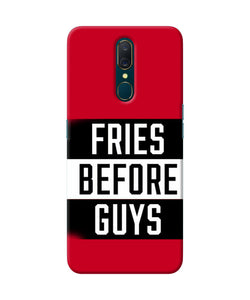 Fries Before Guys Quote Oppo A9 Back Cover