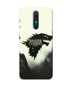 Winter Coming Stark Oppo A9 Back Cover