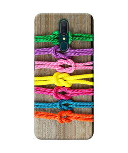 Colorful Shoelace Oppo A9 Back Cover