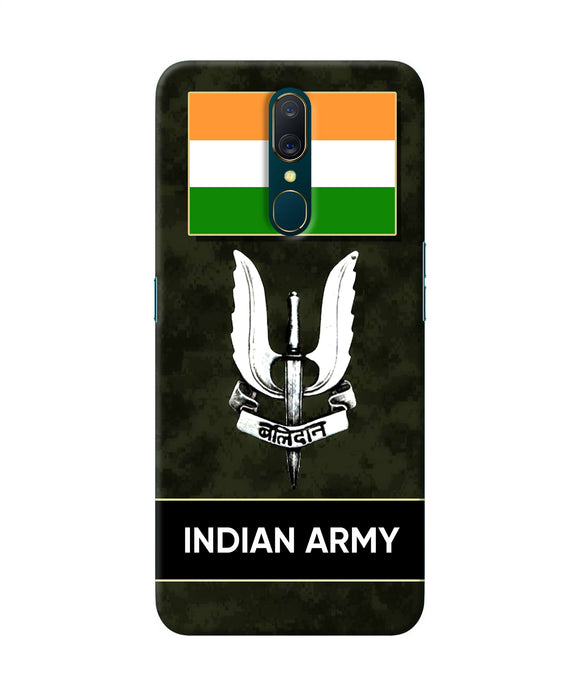 Indian Flag Balidan Logo Oppo A9 Back Cover