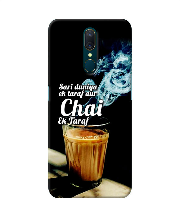 Chai Ek Taraf Quote Oppo A9 Back Cover